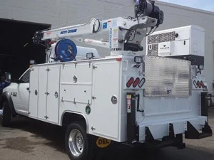 Truck featuring a DEL Equipment custom designed body
